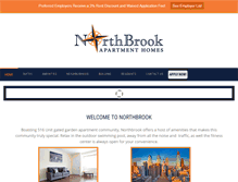 Tablet Screenshot of liveatnorthbrook.com